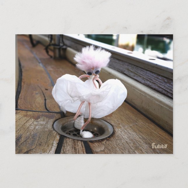 Marilyn Monroe pose in Witte rok  Postkarte (Vorderseite)