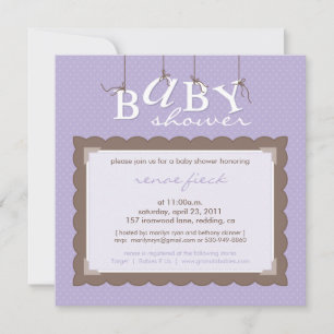 marilyn ryan :: BABY SHOWER ERSUCHT Einladung