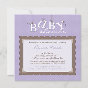 marilyn ryan : INVITATIONS BABY SHOWERS