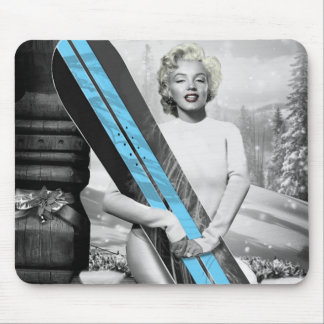Marilyn Snowboard Mousepad