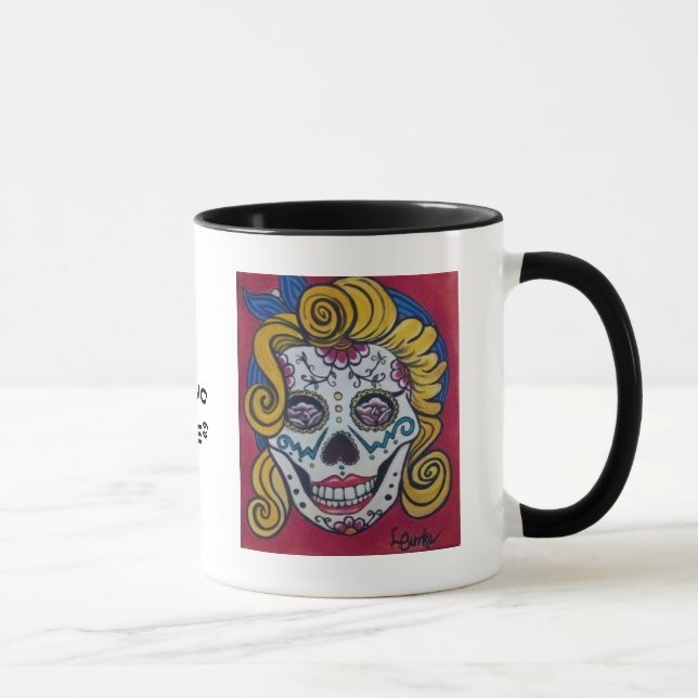 Marilyn-Zuckerschädel-Kaffee-Tasse Tasse (Rechts)