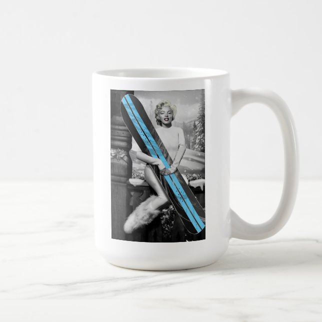 Marilyns Snowboard Kaffeetasse (Rechts)