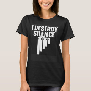 Marimba-Instrument I zerstört Stille T-Shirt