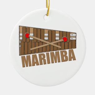 Marimba Keramik Ornament