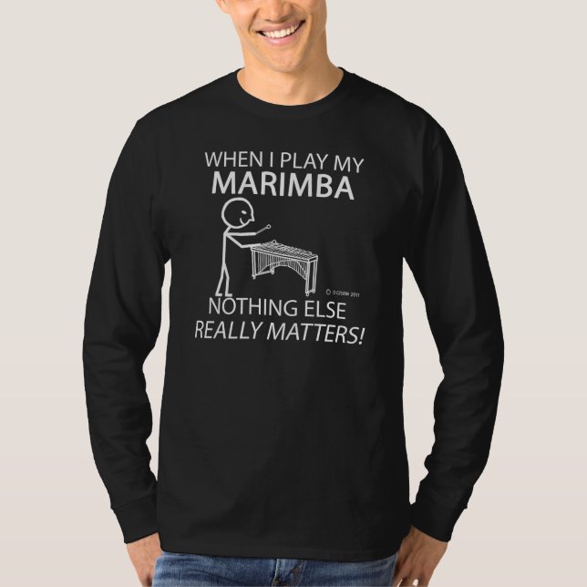 Marimba Nichts Wichtiges T-Shirt (Vorderseite)