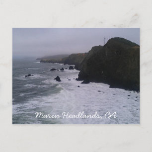 Marin Headlands, carte postale CA