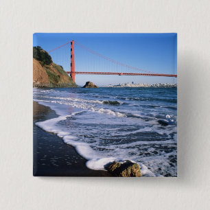 Marin Headlands, Golden Gate Bridge; San Button