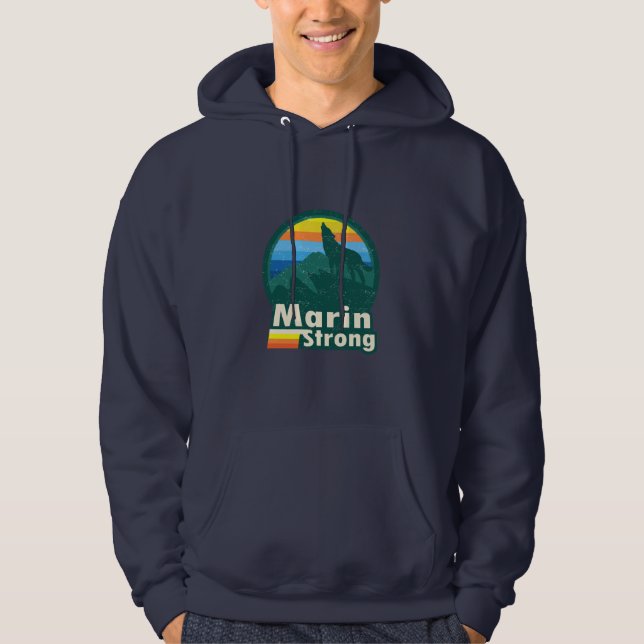 Marin Strong Men Hooded Sweatshirt (Vorderseite)