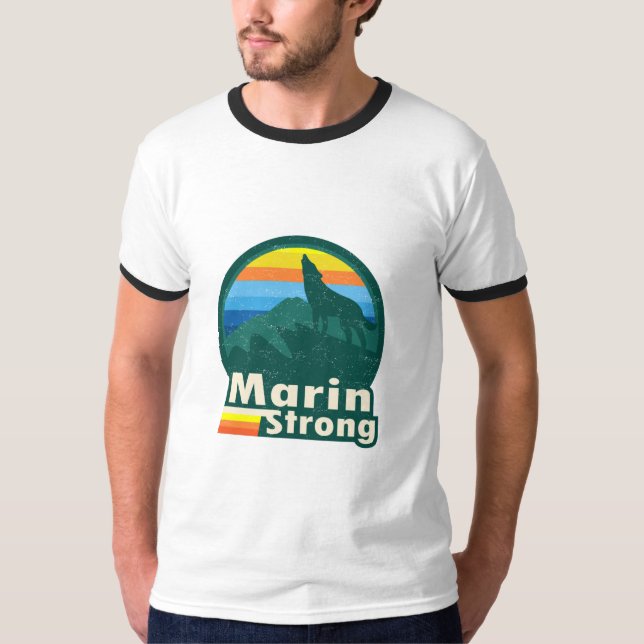 Marin Strong Men Ringer Tshirt (Vorderseite)