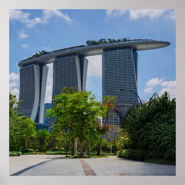 Marina Bay Sands Hotel Singapur Poster (Vorne)