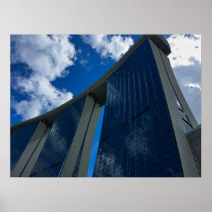 Marina Bay Sands Singapore Skyline Architecture Poster