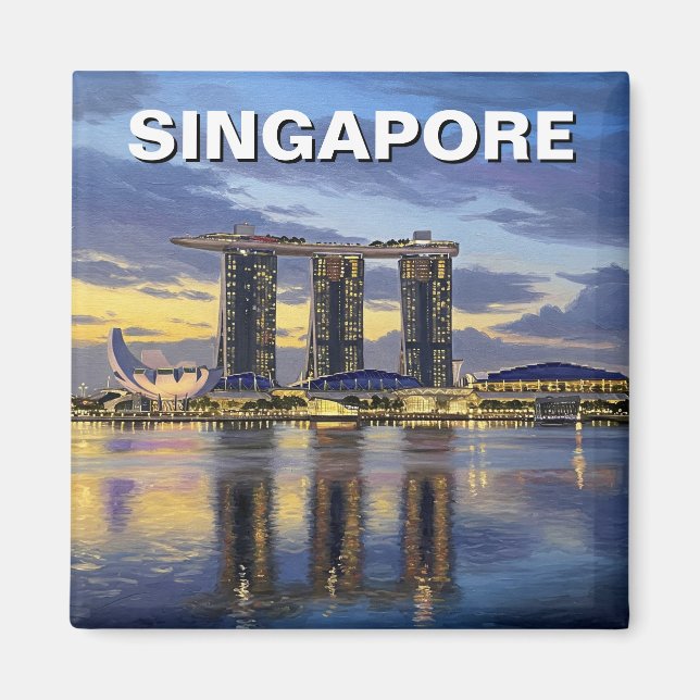 Marina Bay Sands Singapur Magnet (Vorne)