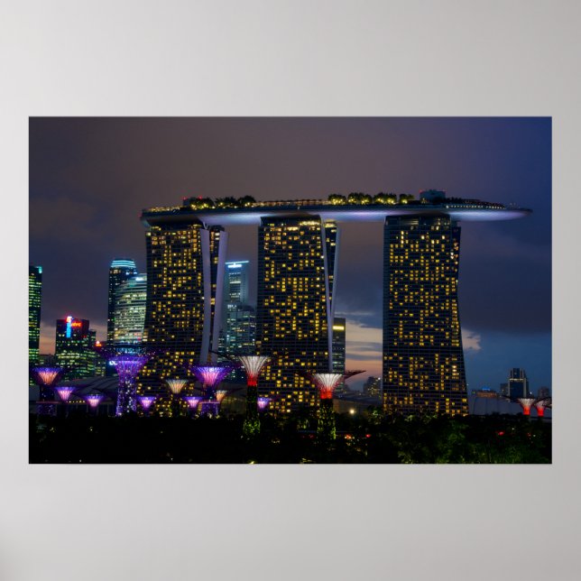 Marina Bay Sands Singapur Poster (Vorne)