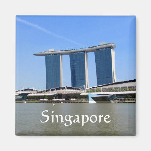 Marina Bucht Singapore Magnet