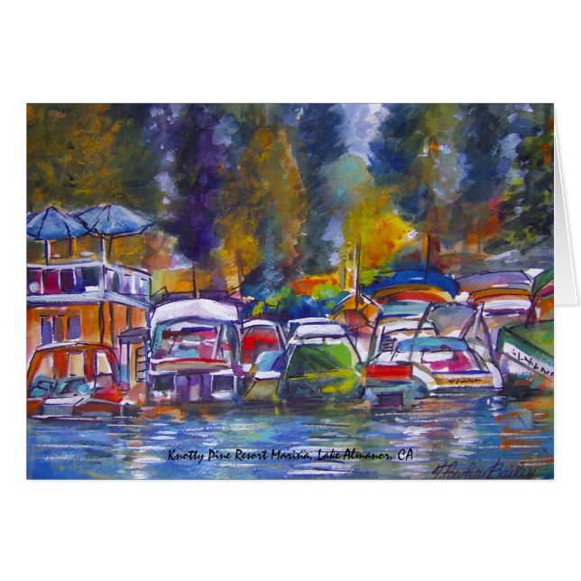 Marina de station de vacances de pin inextricable… (Devant horizontal)