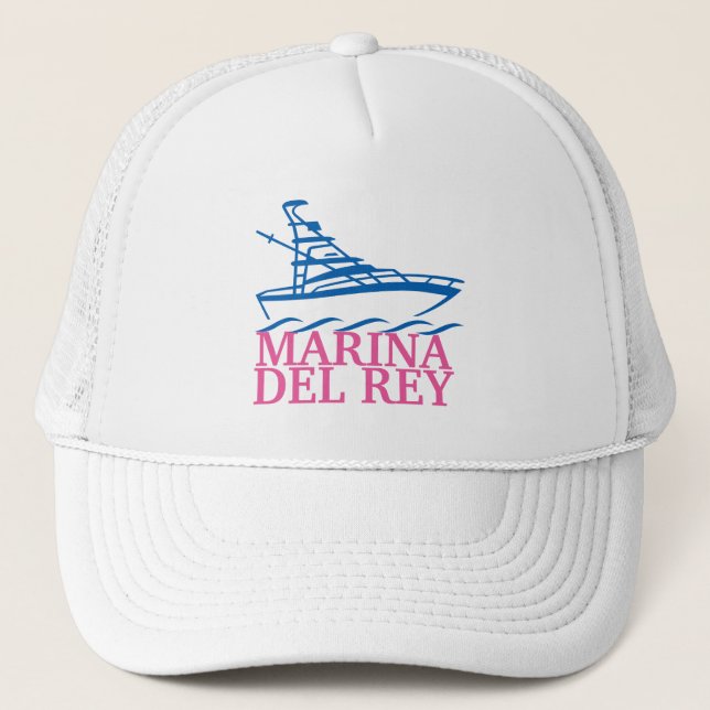 Marina del Ray Truckerkappe (Vorderseite)