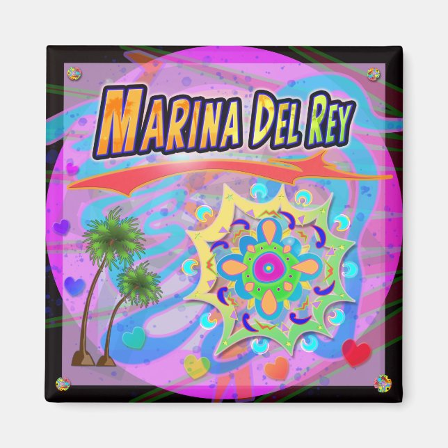 Marina Del Ray True Progress Magnet (Vorne)