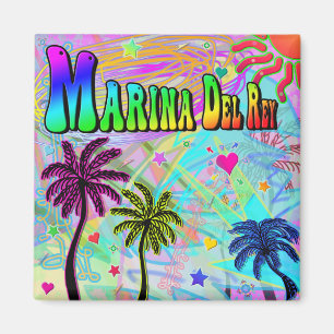Marina Del Ray Vivid Romance Magnet