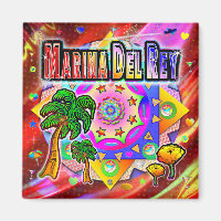 Marina Del Rey Amis Tropiques Magnet