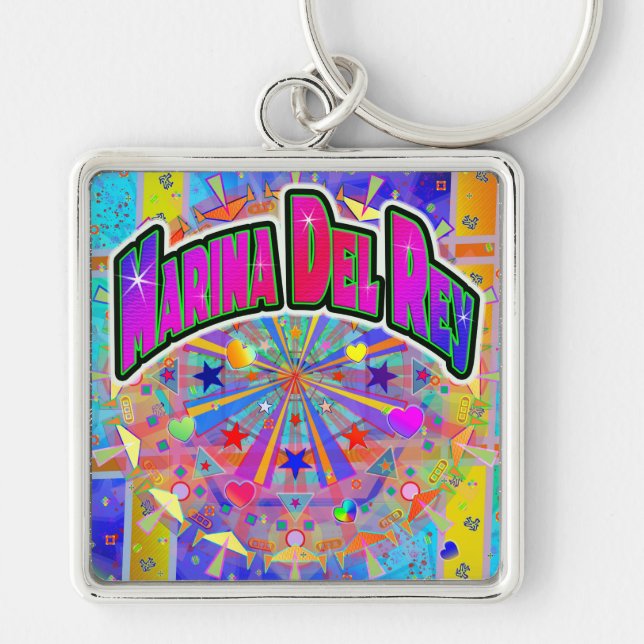 Marina Del Rey Cosmic Unity Schlüsselanhänger (Vorne)