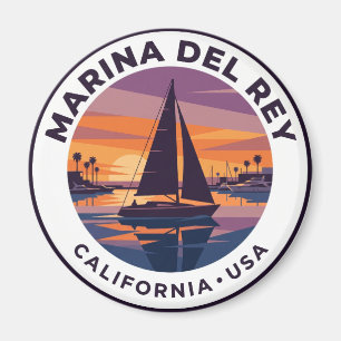 Marina del Rey Kalifornien Magnet