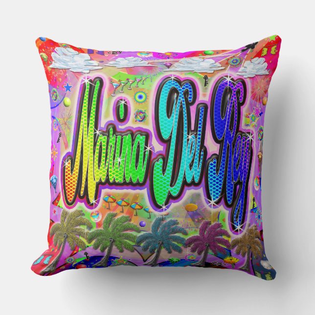 Marina Del Rey Vista Express Pillow Kissen (Vorderseite)