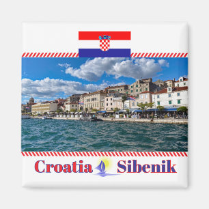 Marina der Stadt Sibenik in Kroatien, Reise Magnet