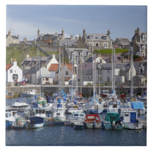 Marina, Findochty, Moray, Schottland, Vereinigt Fliese