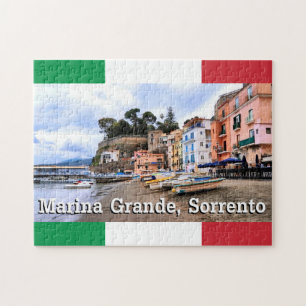 Marina Grande, Sorrento, farbenfroher Strand von I