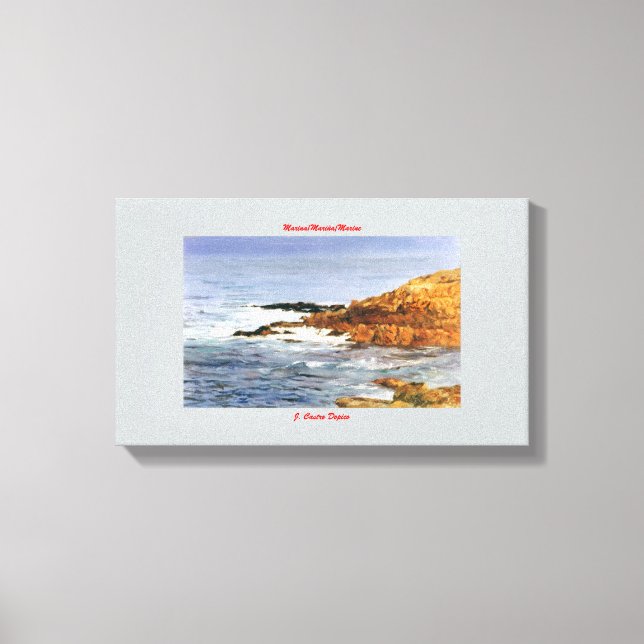 Marina/Mariña/Marine Leinwanddruck (Vorderseite)