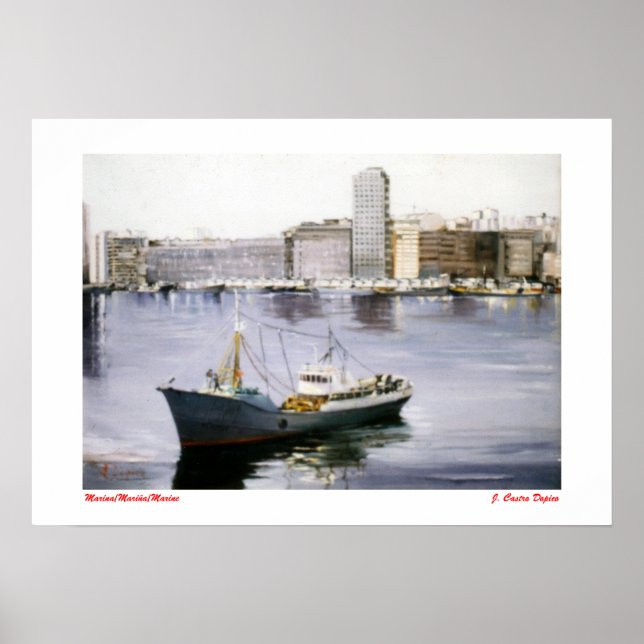 Marina/Mariña/Marine Poster (Vorne)