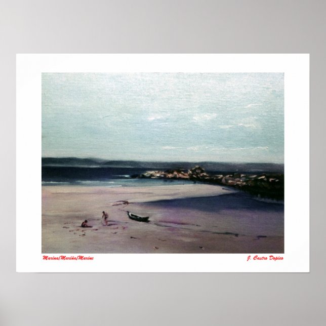 Marina/Mariña/Marine Poster (Vorne)