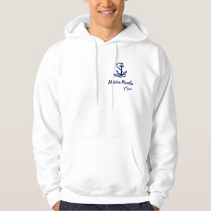 Marina Piccola - Capri, Italien, weiß und blau Hoodie