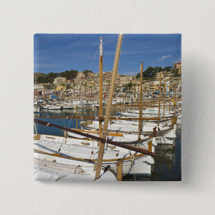Marina, Port de Soller, Westküste, Mallorca, Button