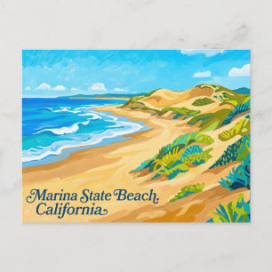 Marina State Beach Kalifornien Postkarte