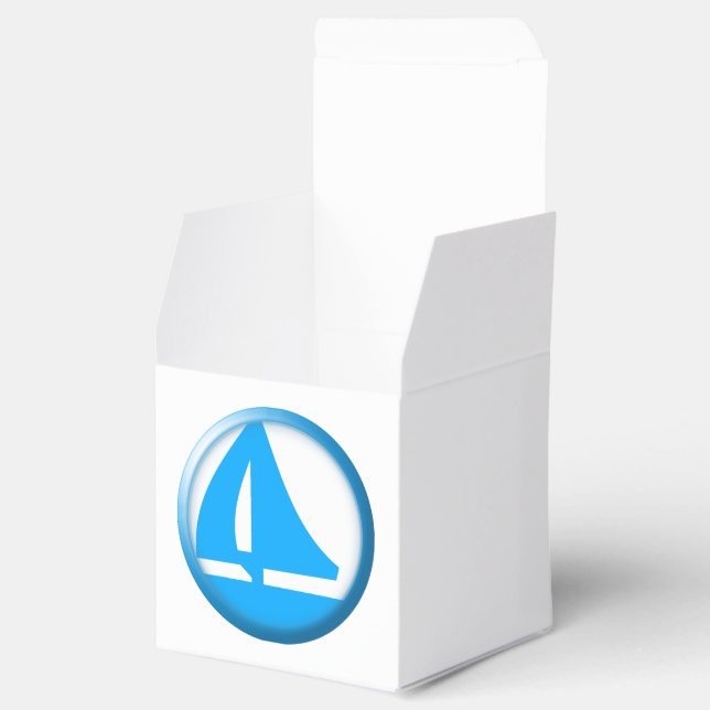Marina Symbol - Sailboat Geschenkschachtel (Geöffnet)