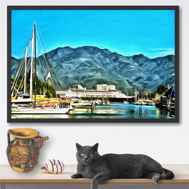 Marina Vallarta 0946 Art Print Poster (Von Creator hochgeladen)