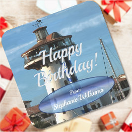 Marina Vallarta Geburtstag 0948 Quadratischer Aufkleber