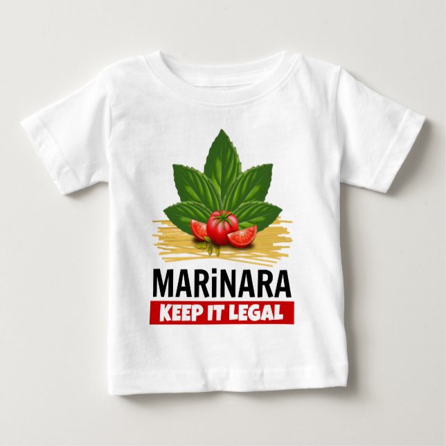 Marinara behalten es legale baby t-shirt (Vorderseite)