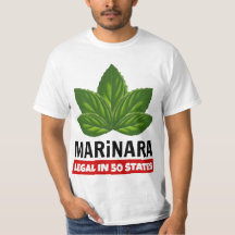 Marinara Legal in 50 Staaten Basil-Blätter