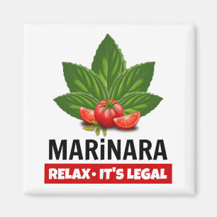 Marinara Relax Es ist der rechtliche Basil Tomato Magnet