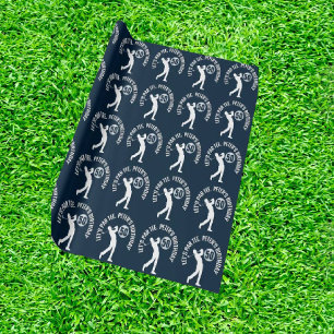 Marine Alles Gute zum Geburtstag  MAN Golfer Geschenkpapier