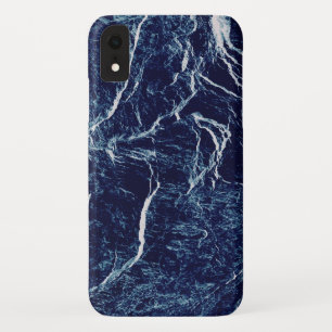 Marine-Blau-abstraktes Muster Case-Mate iPhone Hülle