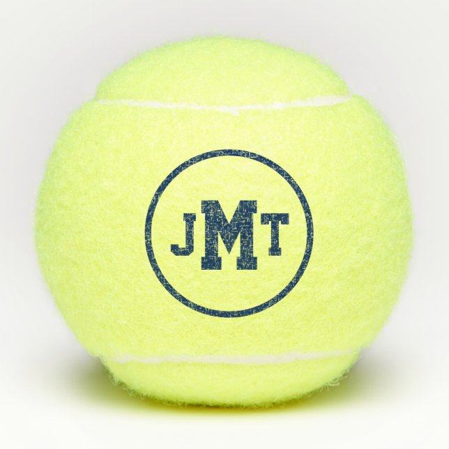 Marine-Blau-All-Amerikanische Tennisbälle (Vorderseite)