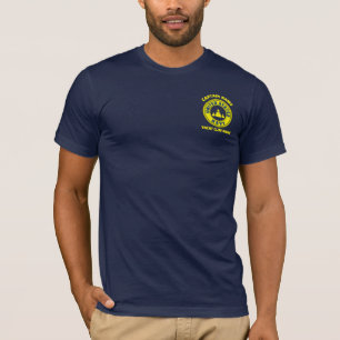 Marine blau Anchor nautischer Kapitän Bootsfahrt S T-Shirt