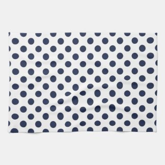 Marine-Blau-Tupfen Handtuch