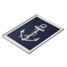 Marine-Blau-u. Grau-Anker