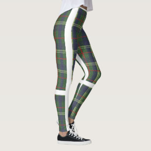 Marine-Blau und Grün Londons kariertes überprüf Leggings
