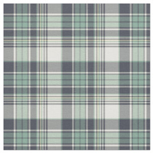 Marine-Blau und Seafoam grünes Küstenkariertes Stoff
