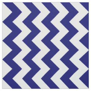 Marine-Blau-und Weiß-Zickzack-geometrisches Geweb Stoff